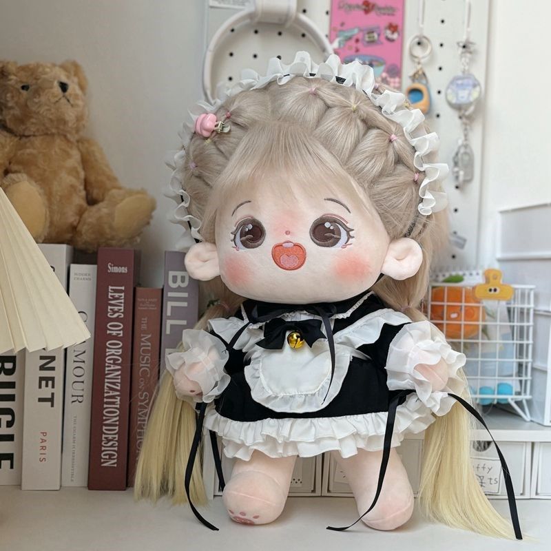 栗粒棉花娃娃40cm无属性超萌少女心毛绒公仔玩偶送女生娃衣公仔