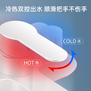 简易白色卫浴家用冷热水卫生间浴室淋W雨沐浴器无顶 淋浴花洒套装
