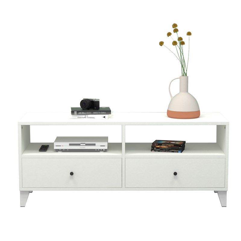 实木电视柜小户型简约现代客厅家用电视机柜奶油风简易落地矮柜