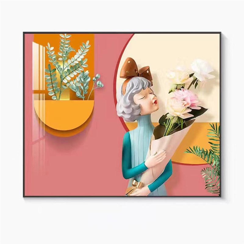 电表箱装饰免打孔定制电箱装饰盒盖A子电表盒墙画遮挡卧室画60405