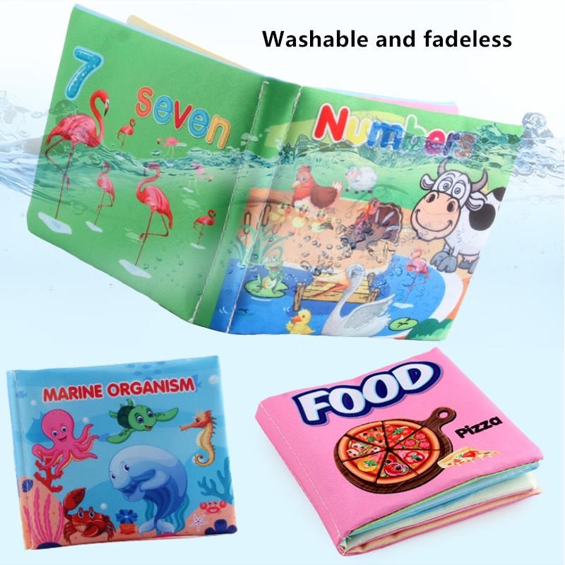 1pc Cloth Books Soft Baby Books Rustle Sound Baby Quiet Book