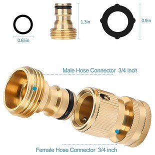 Solid Quick Connect Hose Brass 推荐 Connector Garden