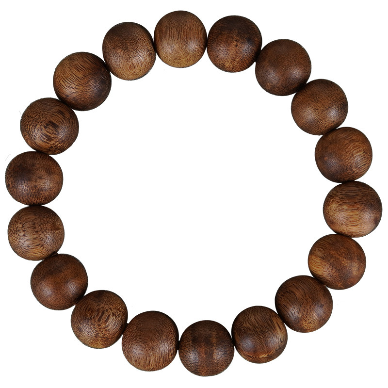 莺歌绿奇楠白棋楠手串 男女款九五分沉水沉香佛R珠 时尚手持圆念