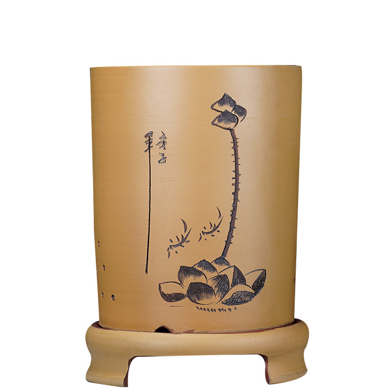 紫砂花盆直筒兰花盆陶瓷花盆特大号兰花盆室内植物花盆盆,鲜花速递/花卉仿真/绿植园艺,花盆,淘宝优惠券,粉丝福利购,淘宝优惠卷