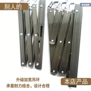 扇形伸缩晾衣架阳台窗外神器家用挂衣凉户外晾衣杆折叠室外推拉晒