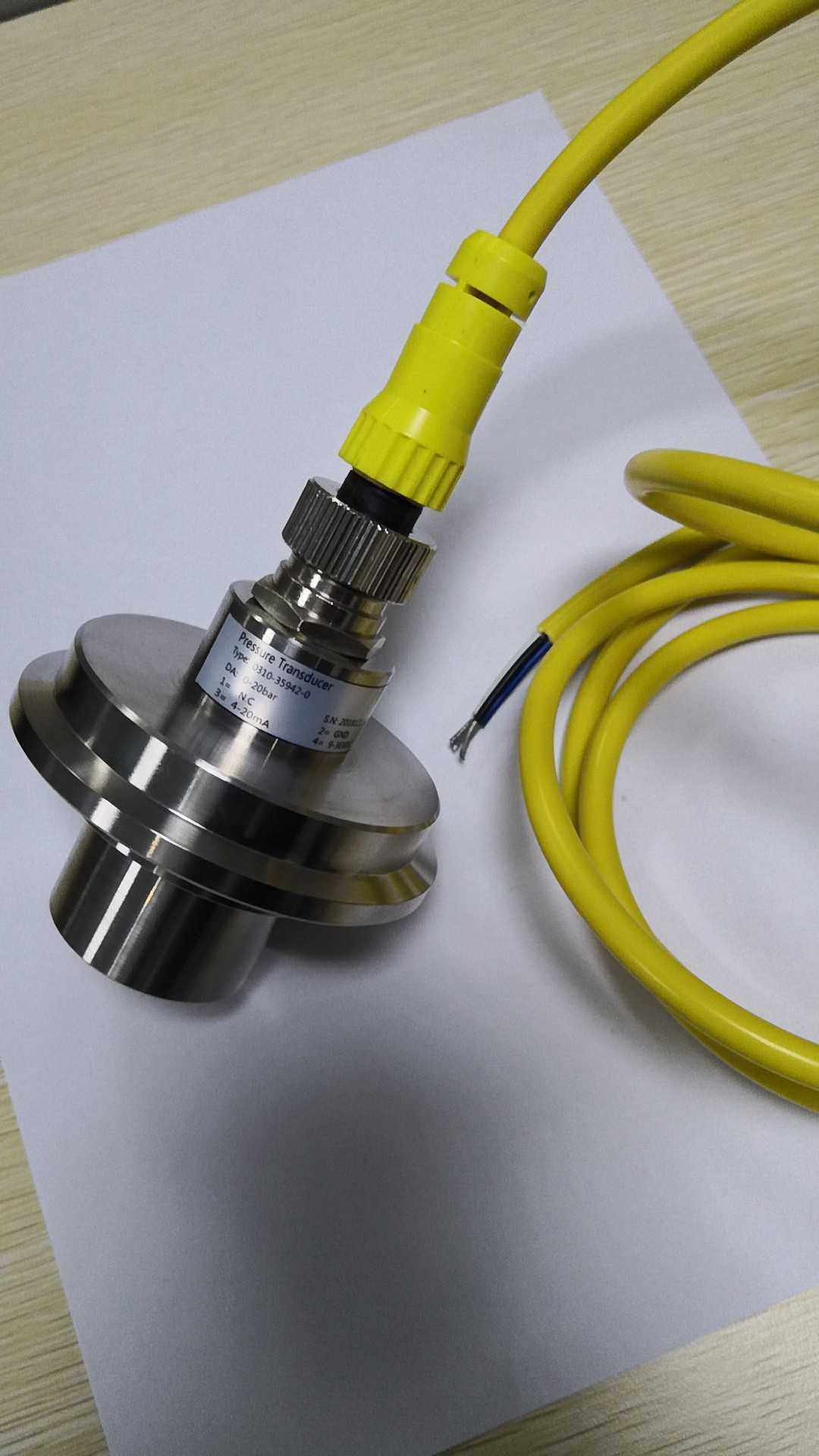 拍前询价议价盾构机注浆压力传感器插头,宝莎传感器粗针线缆插头