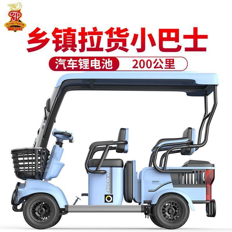 新款小车士e900老年人电动代步巴四轮接送孩子电动车景区观光车