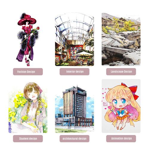 30/40/60/80 Color Markers Manga Drawing Markers Pen Alcohol