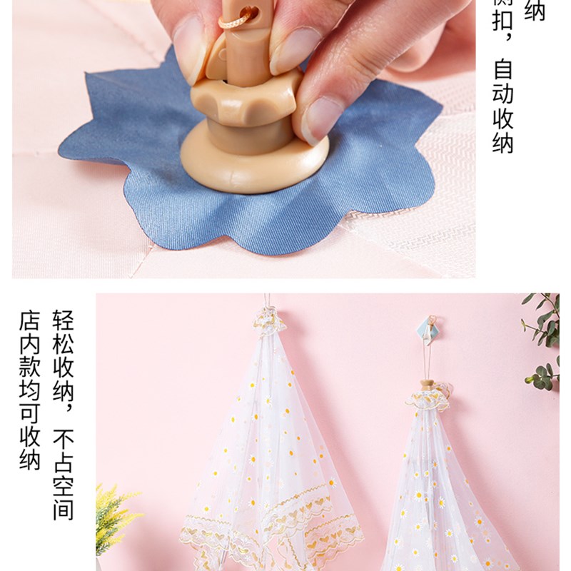 新款饭桌遮盖菜碗罩子可折叠夏季防尘苍H蝇餐桌罩剩菜食物家用神