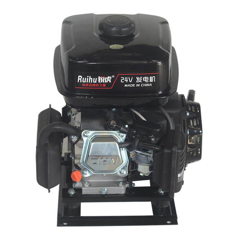 推荐锐虎24v驻车发电机24v汽油发电机货车汽油发电机自启自熄带遥
