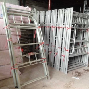 经济型现代金属床架双层高低铁床单人床学生床上下床宿舍床铁架床