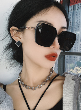 墨镜女夏防晒级感ins大框遮阳防晒防紫外线偏光太阳镜2023新款
