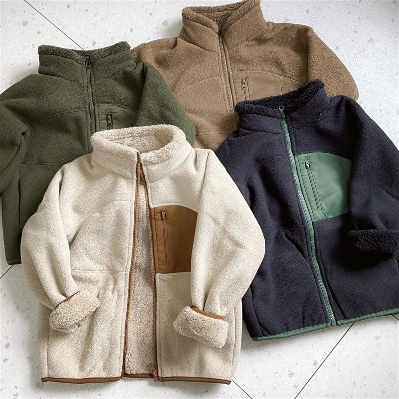 儿童外套秋冬双面加绒加厚摇粒绒立领保暖防风男童小棉服校服神器,童装/婴儿装/亲子装,普通外套,淘宝优惠券,粉丝福利购,淘宝优惠卷