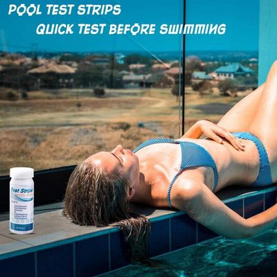 速发50pcs Spa Water Quality Test Strips Pond Test Paper Chlo