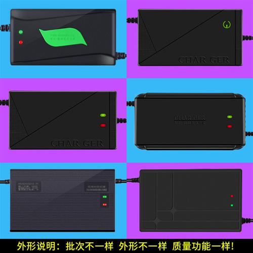 速发适用奇蕾电动车电瓶车载充电器48v20ah36v12ah60v72v30ah二插