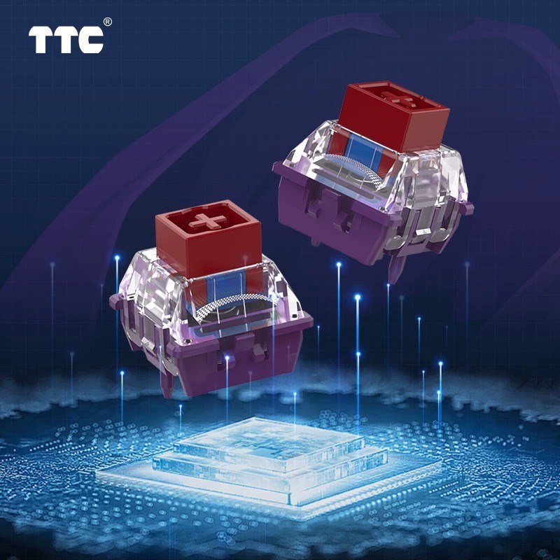 TTC万磁王轴 榫卯结构 磁轴电磁触发可调行程HiFi麻Y将音键盘轴体