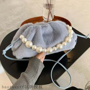 bag 2020 Pearl 速发Autumn new cloud winter hairy Korean Chai