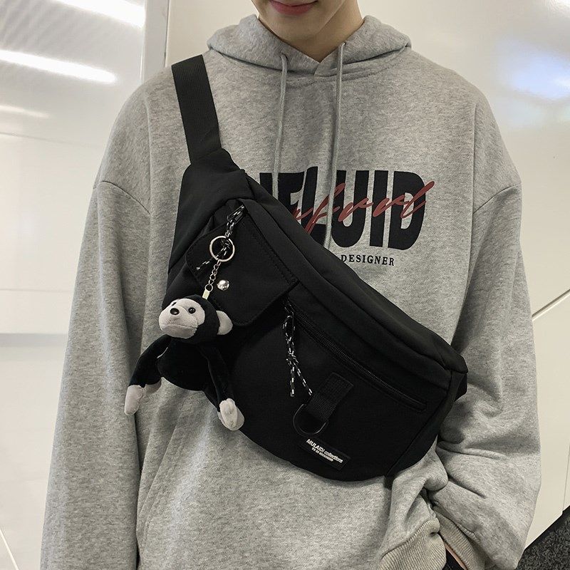 胸包男士工装单肩包包2024新款大容量腰包背包骑行百搭帆布斜挎包,箱包皮具/热销女包/男包,男士包袋,淘宝优惠券,粉丝福利购,淘宝优惠卷