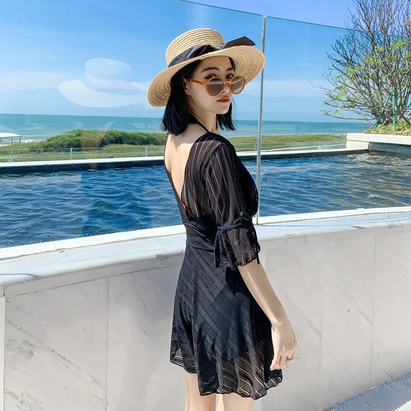 游泳衣女款泡泳衣女士2024年新款显瘦遮肚连体大码游泳装带胸垫,运动/瑜伽/健身/球迷用品,连体泳衣,淘宝优惠券,粉丝福利购,淘宝优惠卷