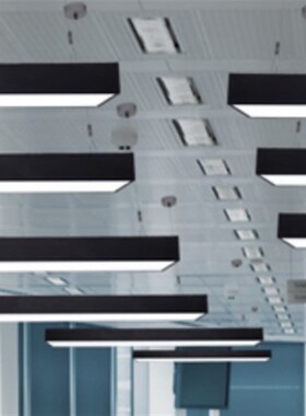 单管28w明装日光灯盘ledt5t8天花灯面板灯吊线餐厅荧X光灯平板灯