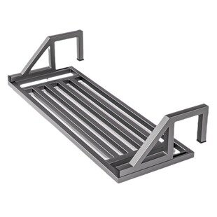 阳台晾衣架家用窗户栏杆晾u鞋架神器挂室外可伸缩凉晒袜子置物架