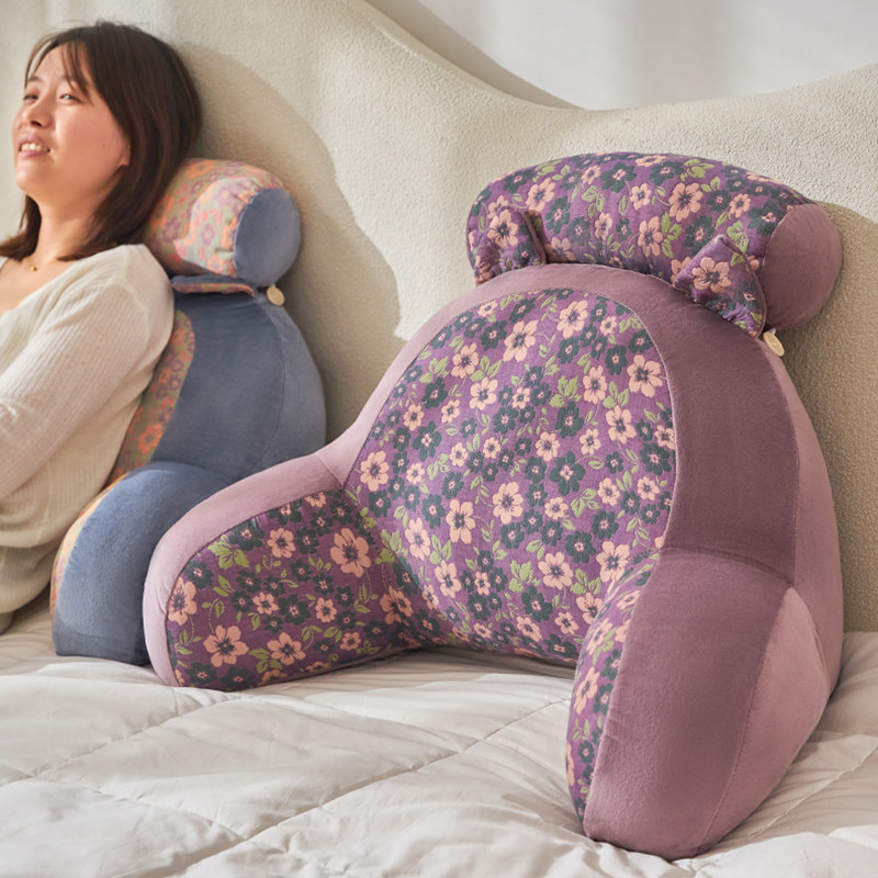 床头软包大靠背老人半躺沙发靠垫床上玩手机护腰靠枕看电视靠背垫,居家布艺,床头靠垫,淘宝优惠券,粉丝福利购,淘宝优惠卷