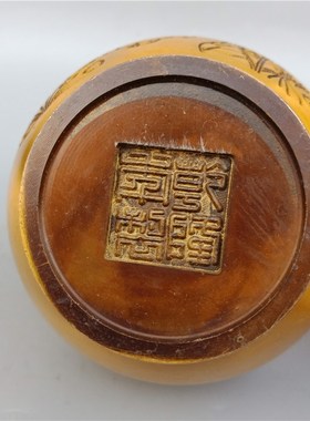 仿古纯铜莲花宣字缸炉黄铜招财进宝缸家用室内风水客厅开业礼品