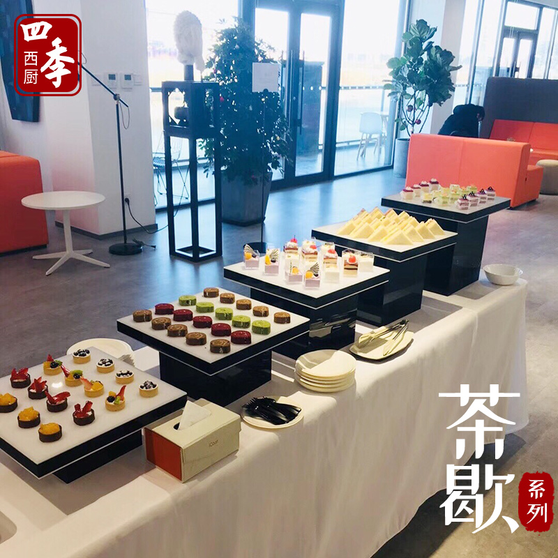 亚克力开业甜品台展示架茶歇摆台件自助冷餐宴会点心架子蛋糕托盘