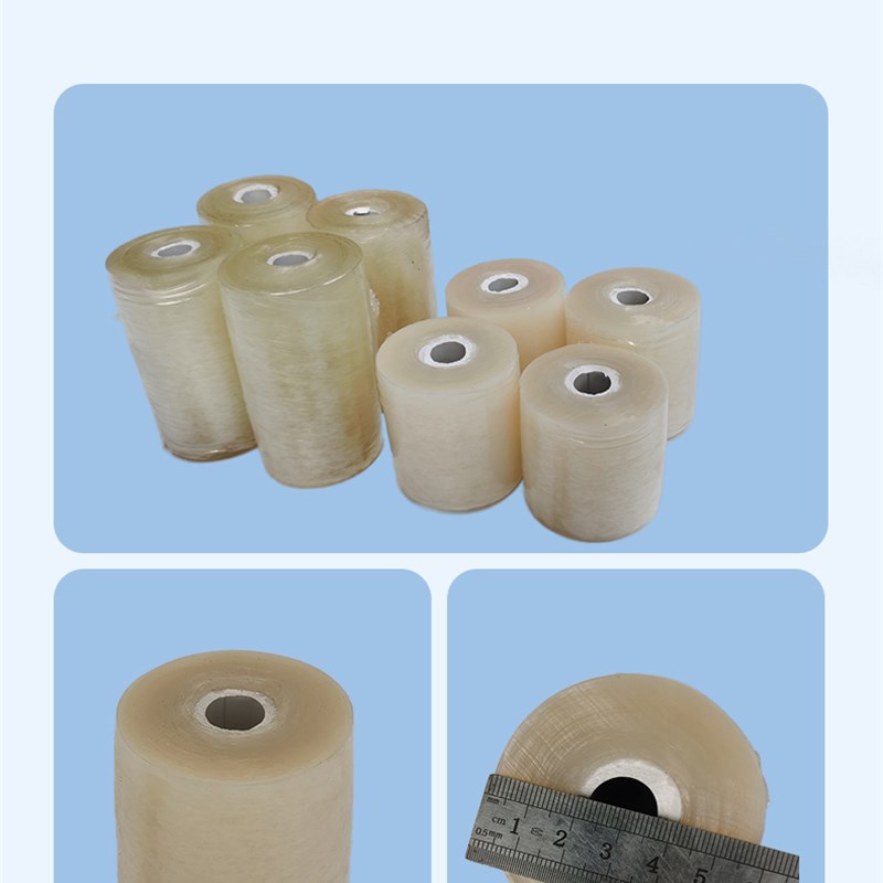 pvc自粘缠绕膜嫁接膜电线膜五金打包线盒包装拉伸小卷保护膜薄膜