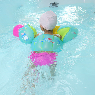 儿童游泳臂圈宝宝游泳圈2-6岁手臂H浮圈初学者水袖小孩游泳装备