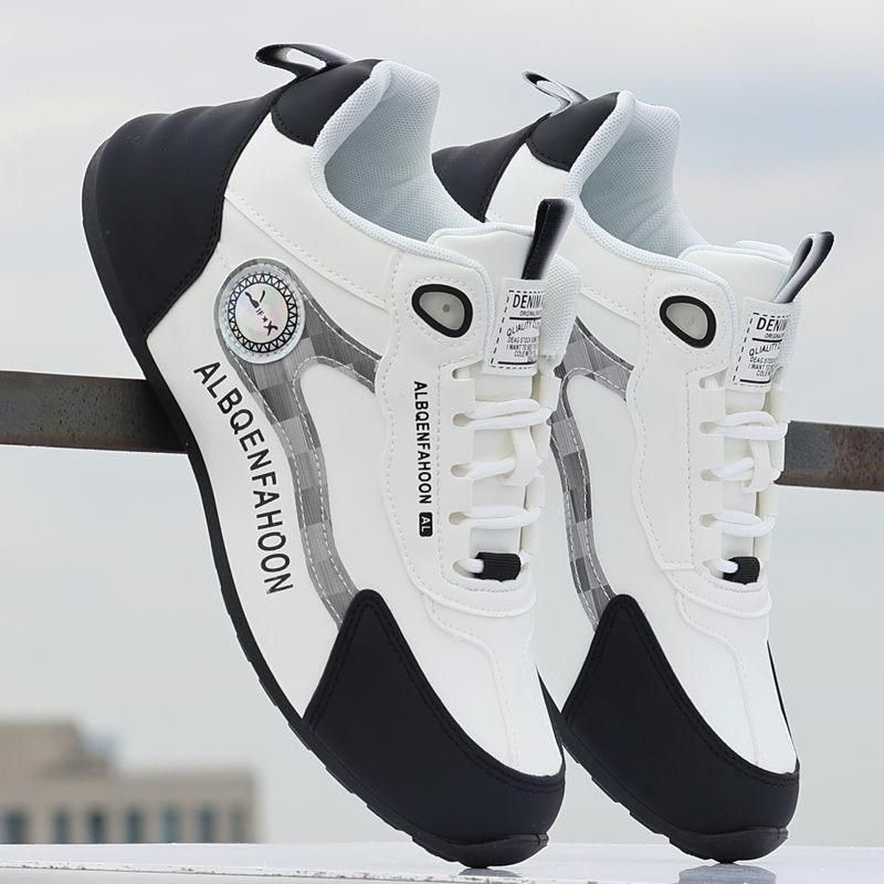 男鞋皮面防水防滑次旅游鞋潮流百搭秋冬男士运动休闲鞋增高鞋,流行男鞋,老爹鞋,淘宝优惠券,粉丝福利购,淘宝优惠卷