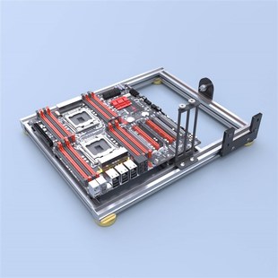支持ITX迷你主板 电脑机箱 支持双路 X79 水冷 铝合金 X99 开放式