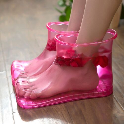 速发Women Foot Soak Bath Therapy Massage Foot Spa Shoe Ankle