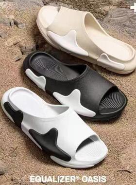 EQUALIZE拖l鞋男女情侣夏季外穿运动踩屎感防滑厚底潮艹牌无中生