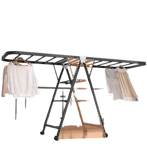 家用折叠晾衣架落地阳台婴儿多功能晒衣架免安装晒被子晾衫架神器