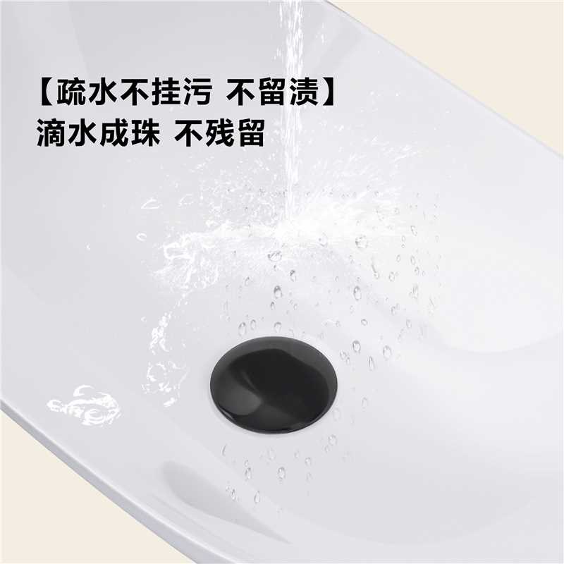 方形大尺寸加深陶瓷家用洗手盆台上盆大容量阳台卫生间浴室洗脸盆