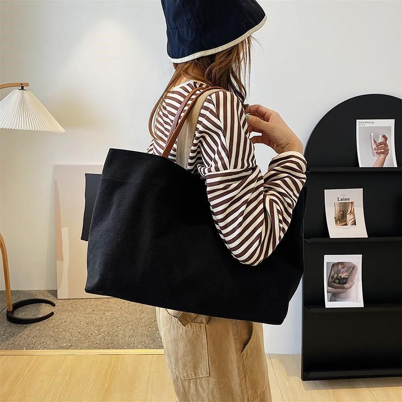 帆布包定做单肩大容量广告宣传环保购物袋diy纯色帆布袋可印制log,收纳整理,购物袋/环保袋/帆布袋,淘宝优惠券,粉丝福利购,淘宝优惠卷