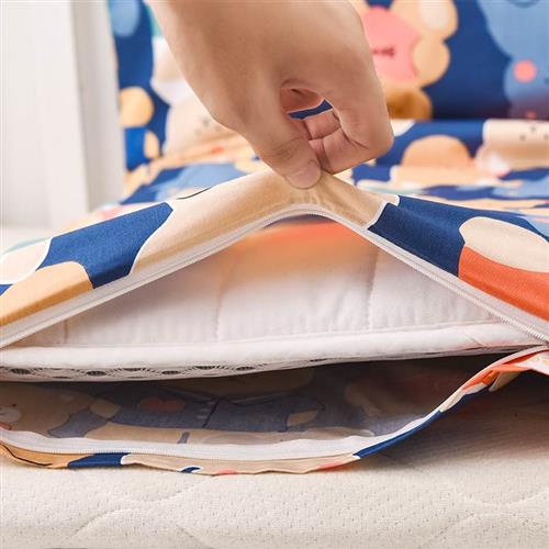 纯棉幼儿园床垫婴儿床软垫子加厚榻榻米垫宝宝午睡可拆洗儿童垫被