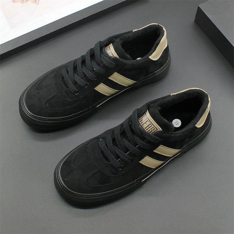 冬季棉鞋2024新款加绒二棉男鞋低帮保暖布鞋子厚底系带休闲鞋男款,流行男鞋,棉鞋,淘宝优惠券,粉丝福利购,淘宝优惠卷