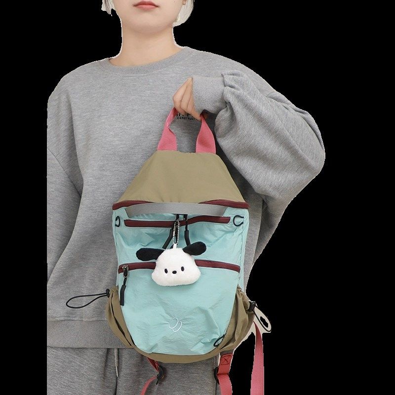 户外撞色双肩包2024新款休闲登山包轻便防水旅行包轻薄小背包书包,箱包皮具/热销女包/男包,托特包,淘宝优惠券,粉丝福利购,淘宝优惠卷