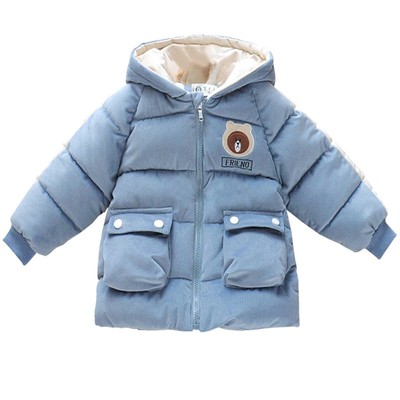 男童棉服超厚女童棉袄宝宝冬装加厚加绒中长N款婴儿童冬季保暖棉