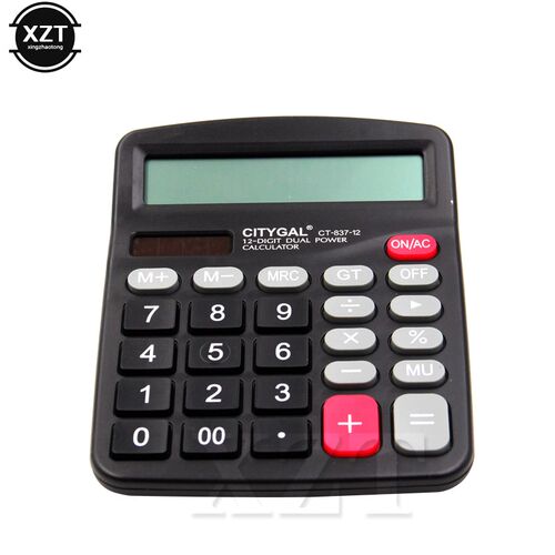 Portable 12 Digit Large Screen Display Calculator Financial