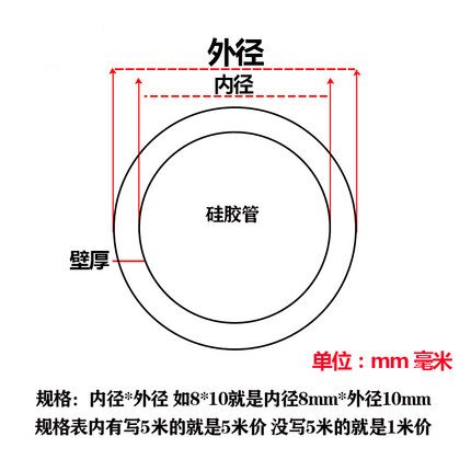 工厂销细长接水硬冷乳胶管吸管室内硅胶管抽油软管进W水管高温耐