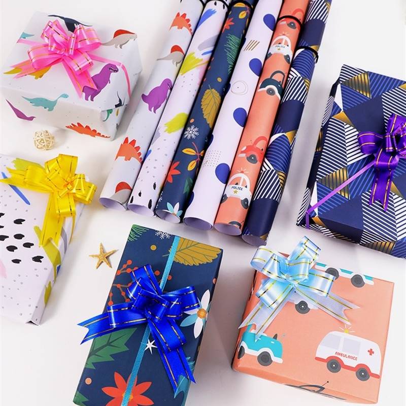 速发paper gift wrapping paper gift wrap birthday present pap