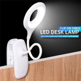 LED Lamp Desk Touch 网红Table Lamps Study Clip Flexible