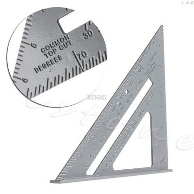 Aluminum Alloy Speed Square Protractor Miter QFraming Measur