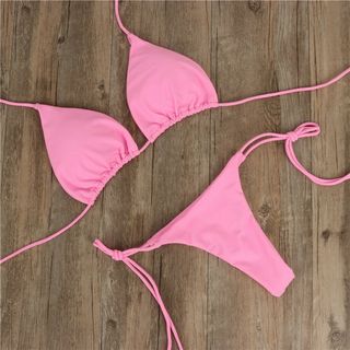 极速Sexy Bikini New Women Swimsuit Push-up Bra Bikini Set Tw