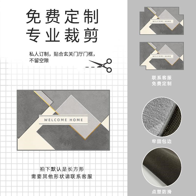 地垫入户门垫进门玄关地毯大门口可裁剪垫子家用室内防滑吸水脚垫