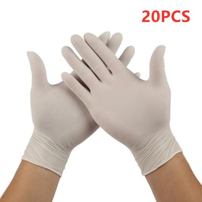 20/50pcs disposable glove latex rubber nitrile gloves univer