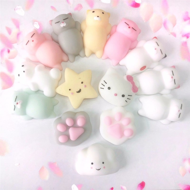 网红Mini Squishy Toy Cute Animal Ball Squeeze Mochi Rising T